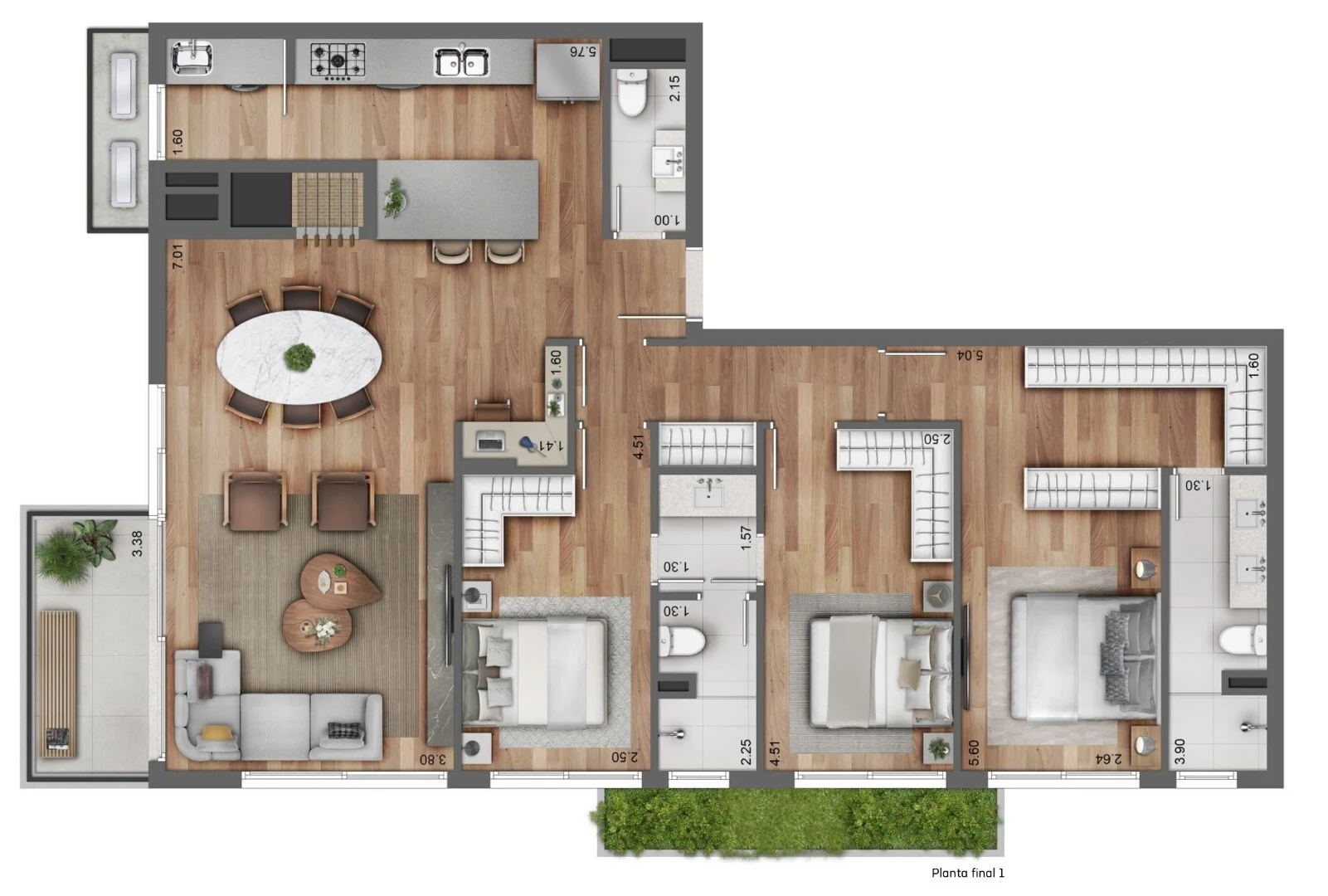 Planta do empreendimento