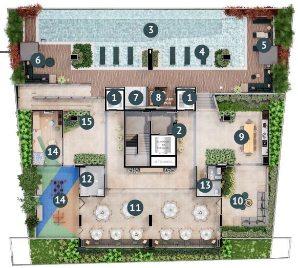 Planta do empreendimento