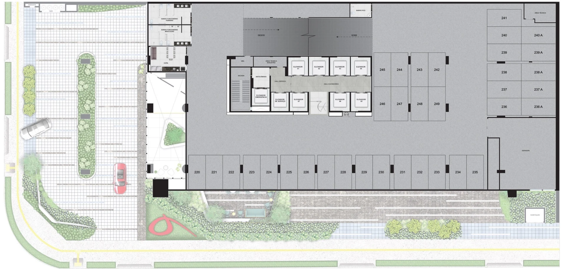 Planta do empreendimento