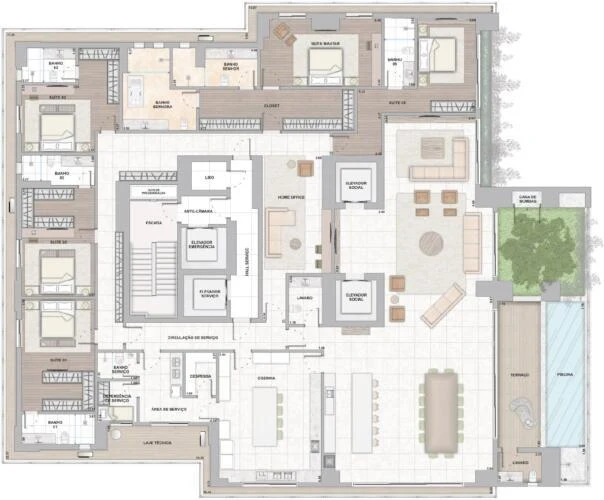 Planta do empreendimento