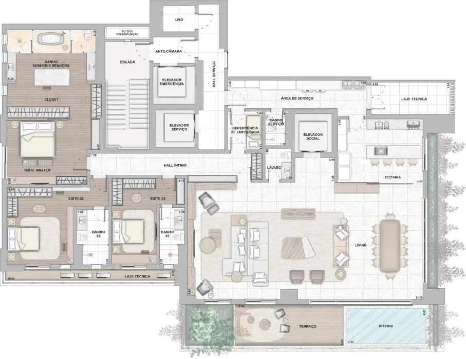 Planta do empreendimento
