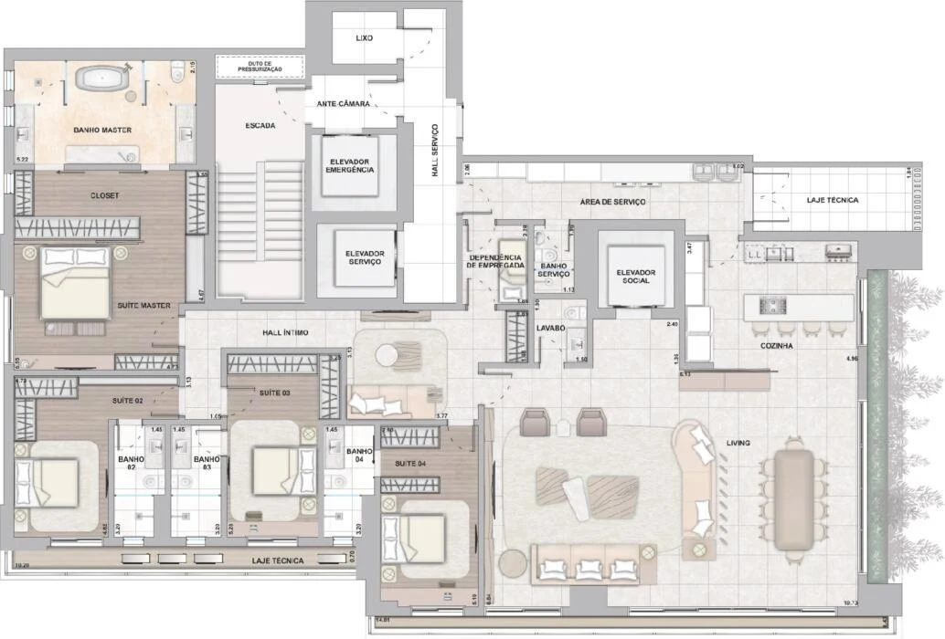 Planta do empreendimento