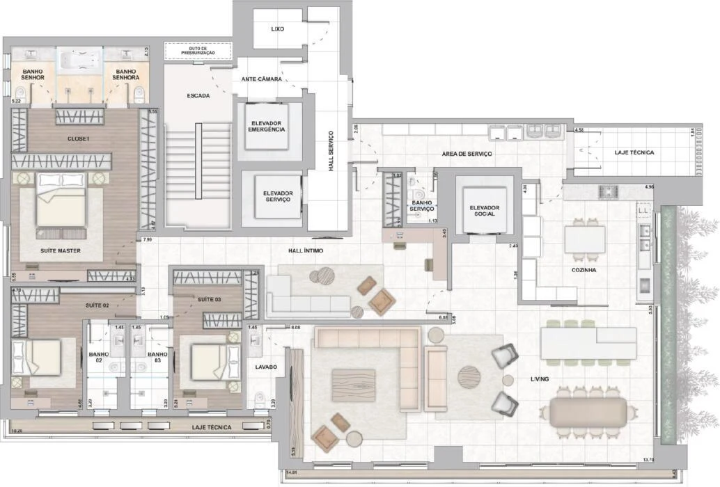 Planta do empreendimento