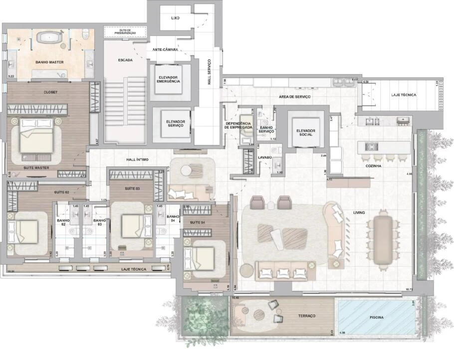 Planta do empreendimento