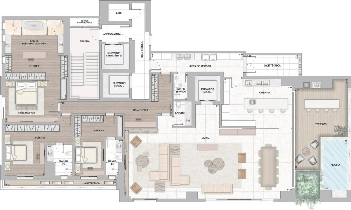 Planta do empreendimento