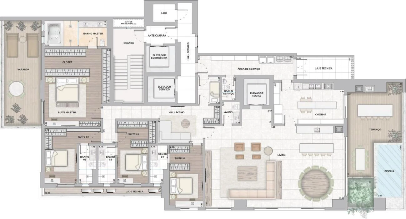 Planta do empreendimento