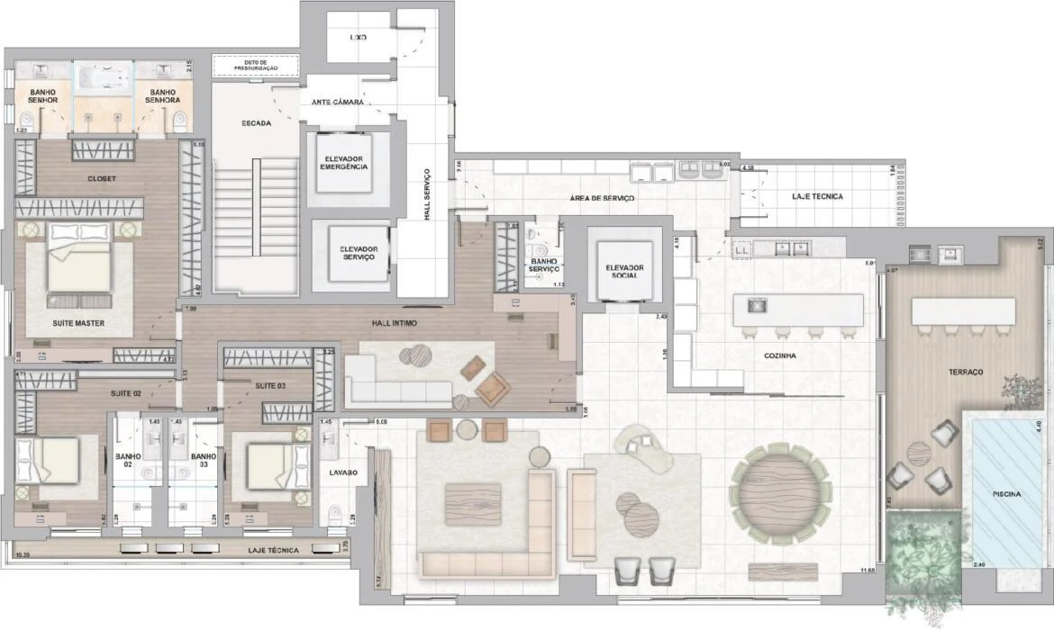 Planta do empreendimento