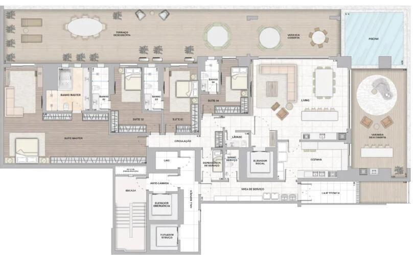 Planta do empreendimento