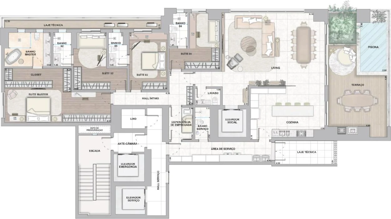 Planta do empreendimento