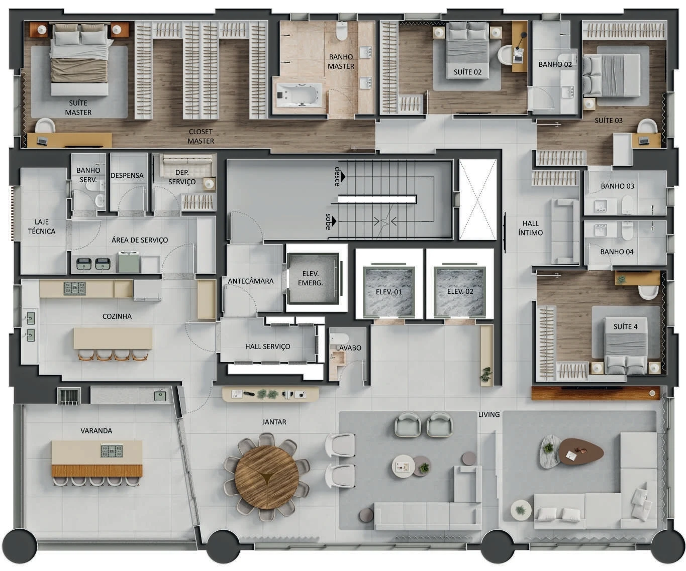 Planta do empreendimento