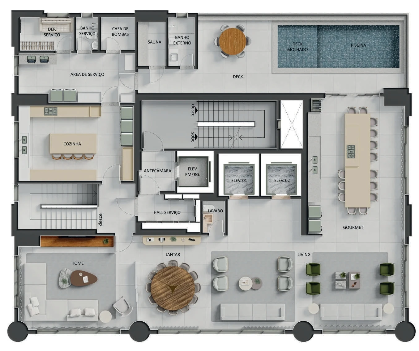 Planta do empreendimento