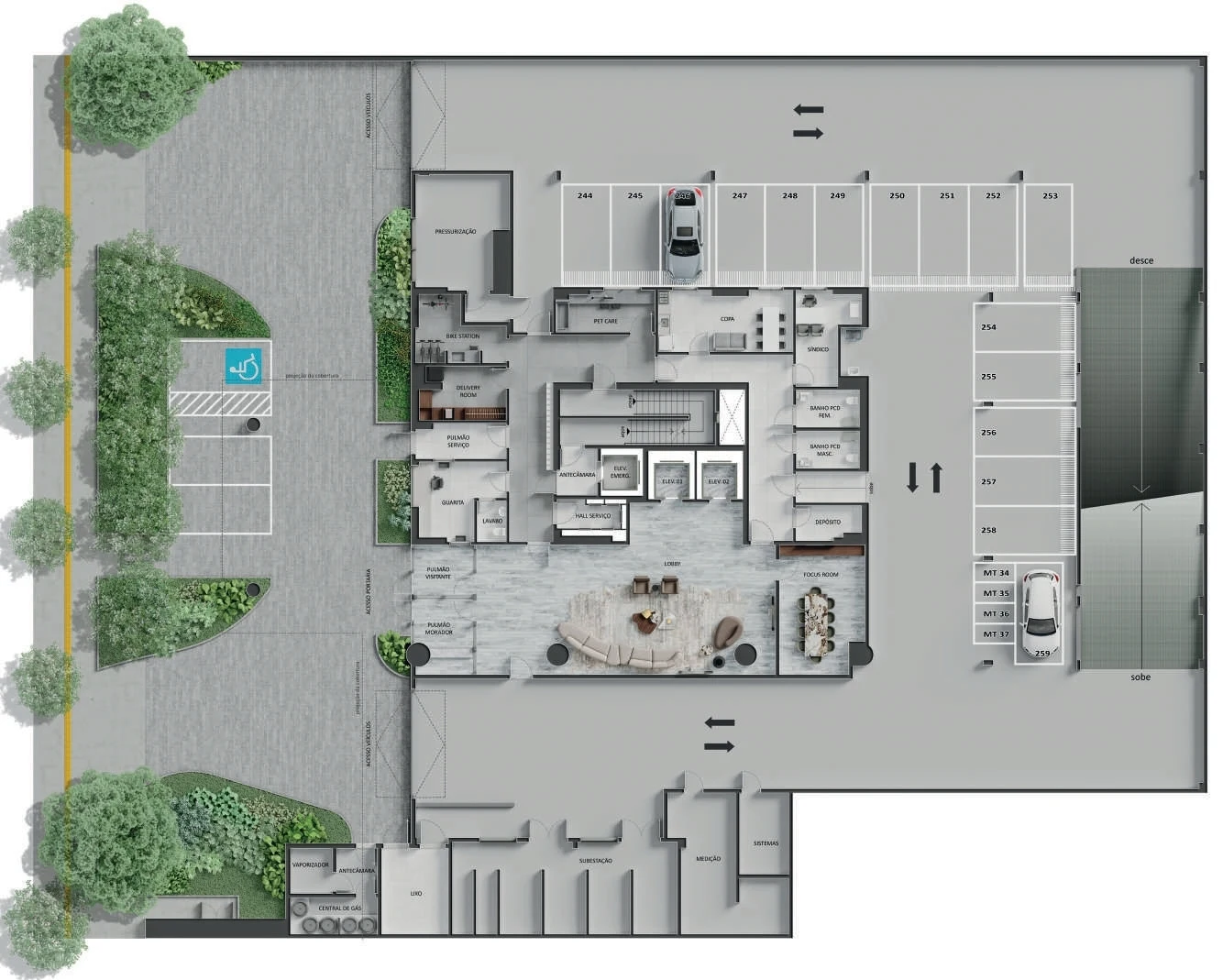 Planta do empreendimento