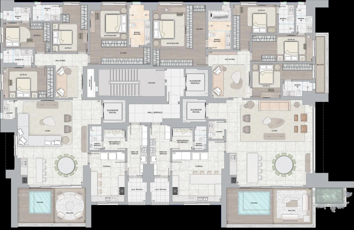 Planta do empreendimento