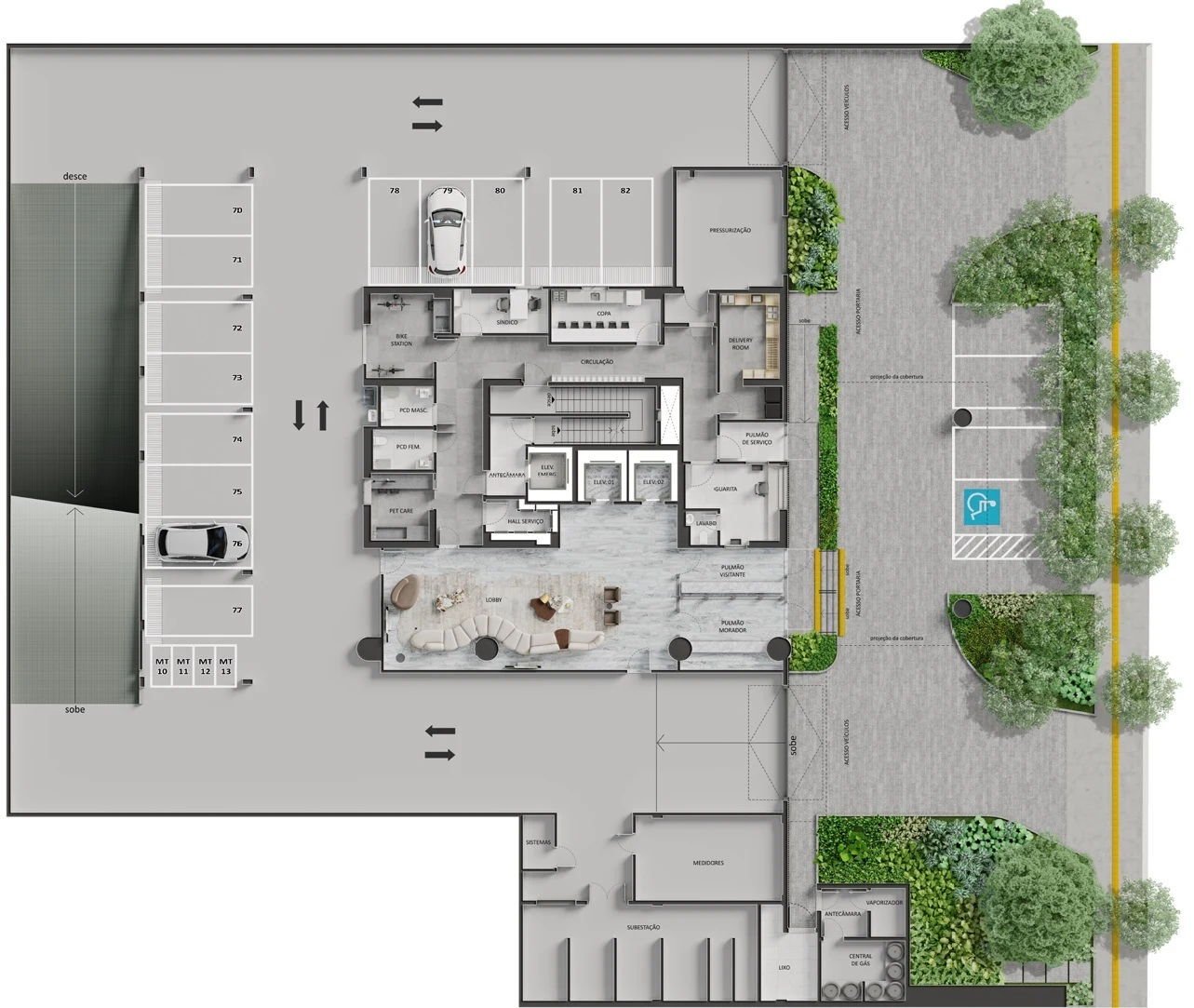 Planta do empreendimento