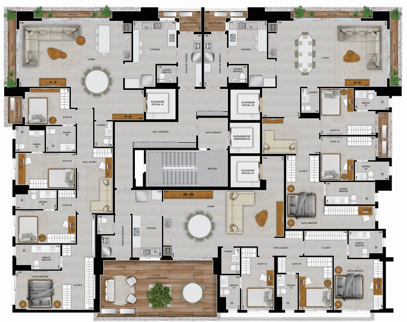 Planta do empreendimento