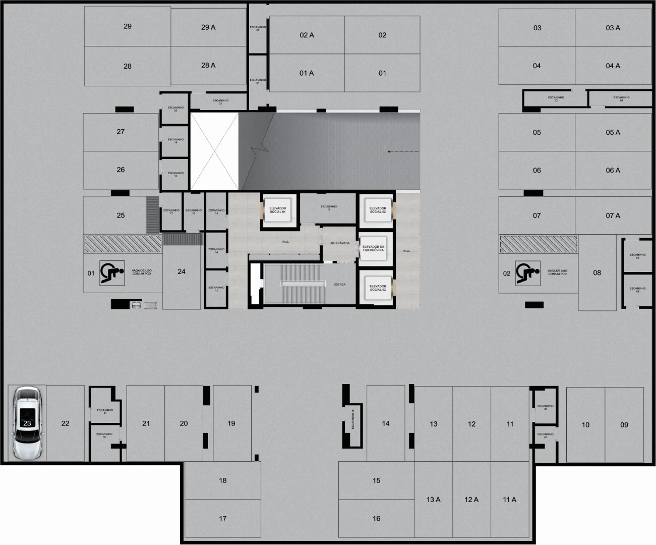 Planta do empreendimento