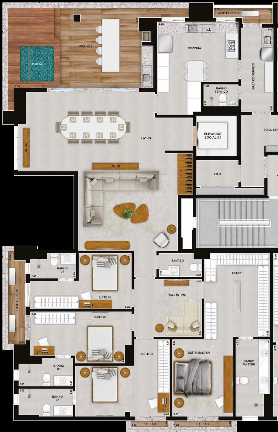 Planta do empreendimento