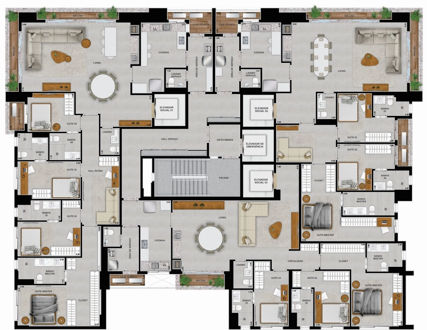 Planta do empreendimento