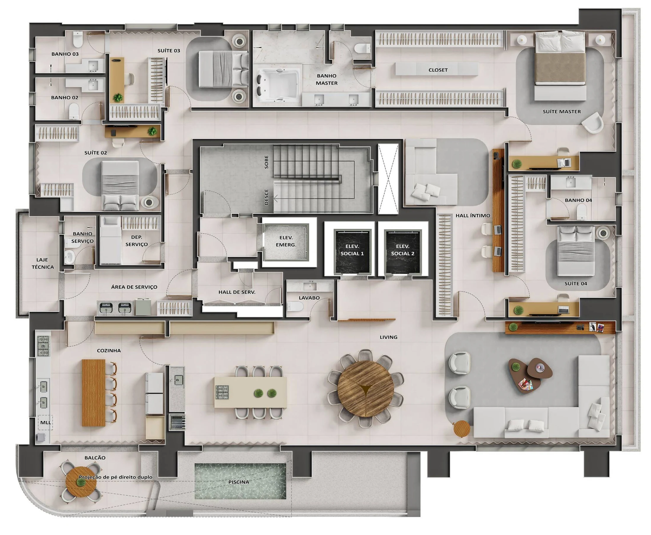 Planta do empreendimento
