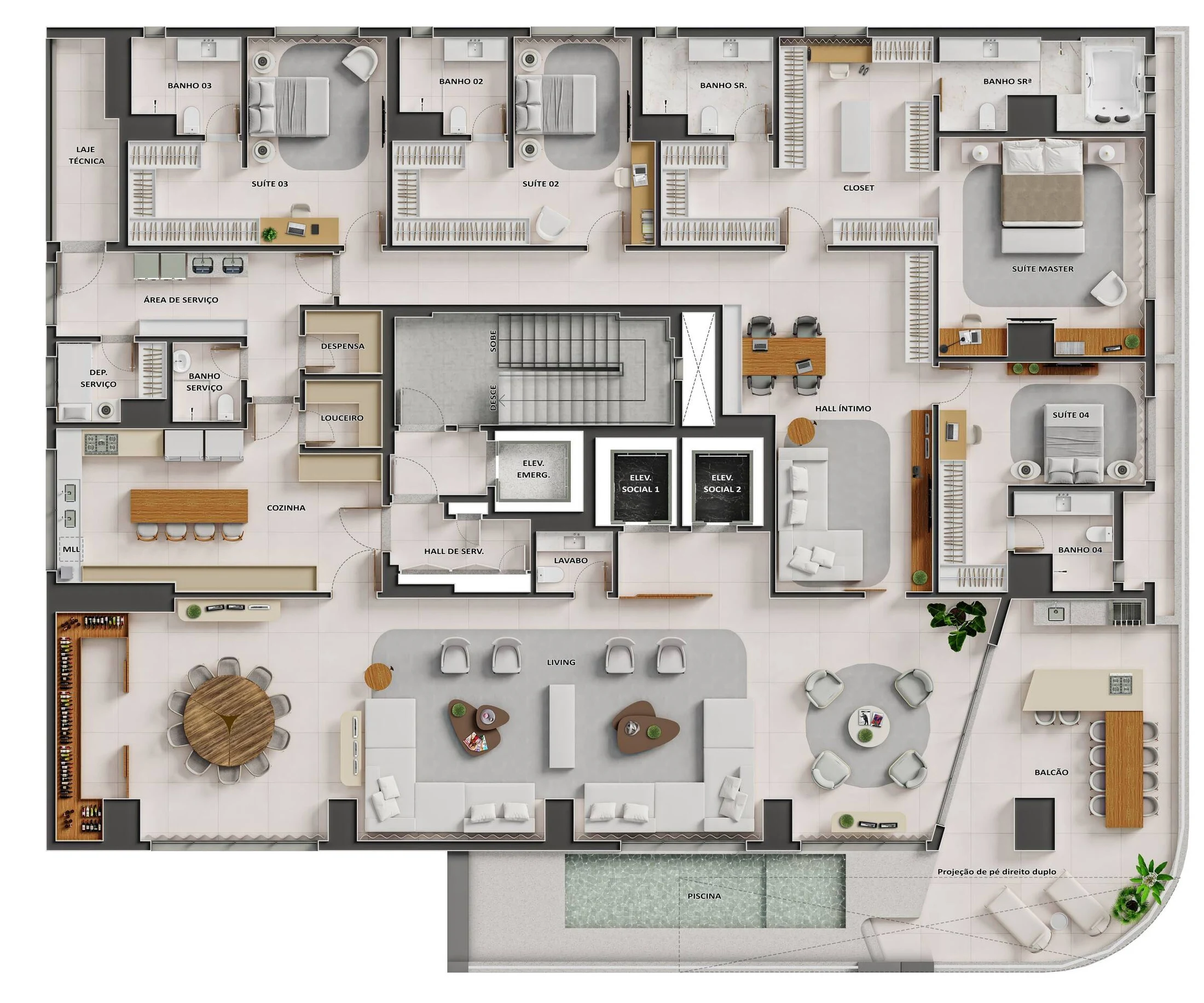 Planta do empreendimento