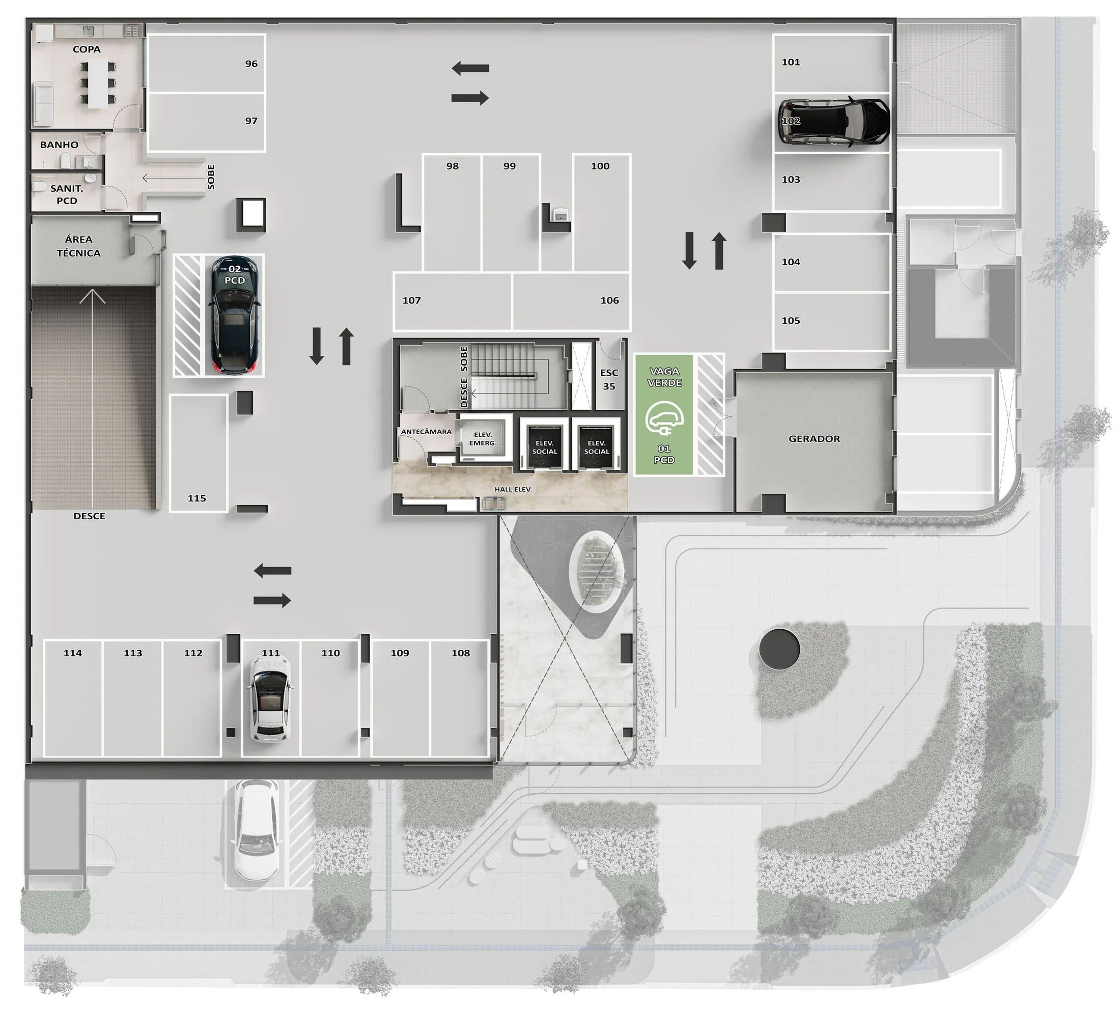 Planta do empreendimento