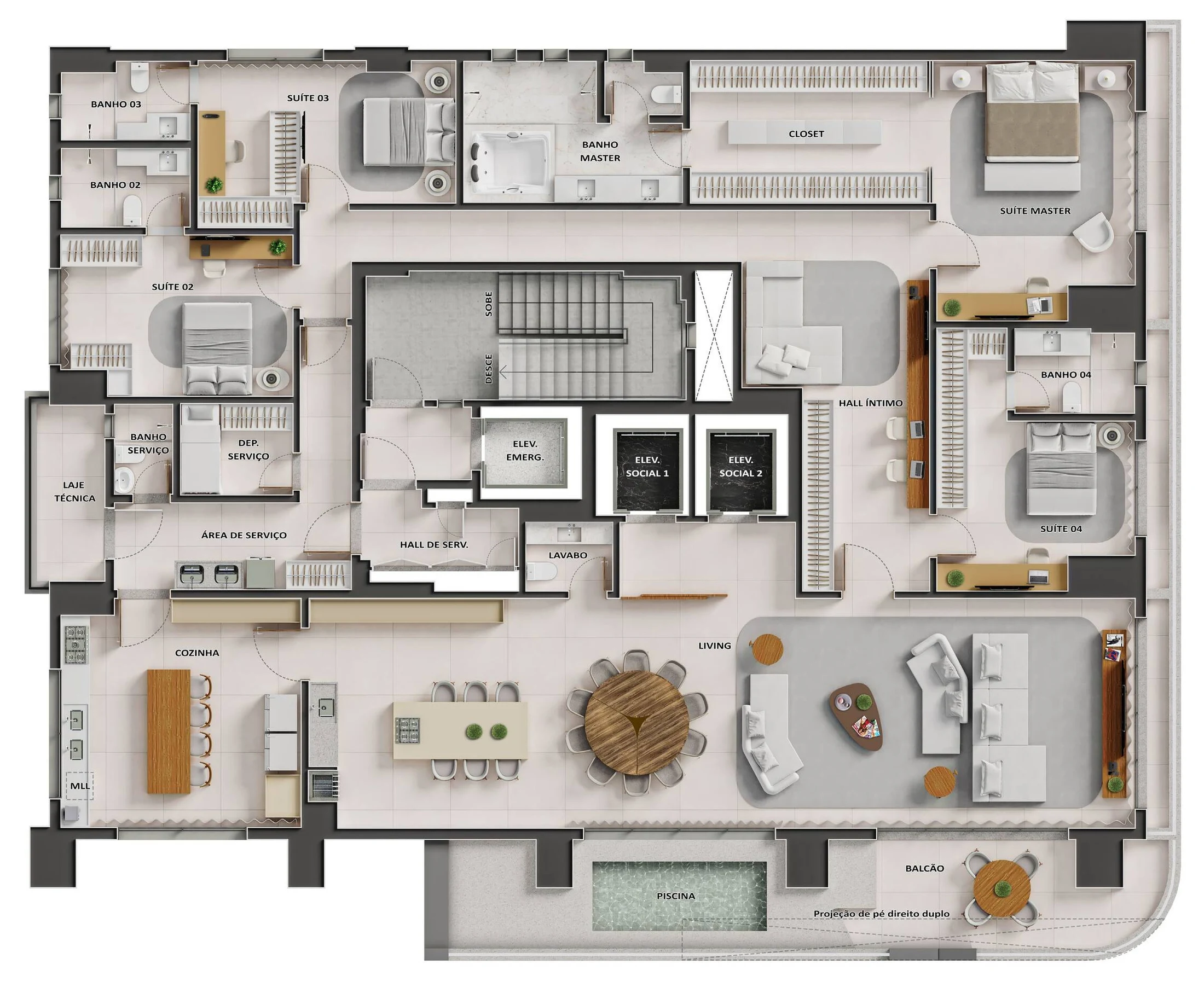 Planta do empreendimento