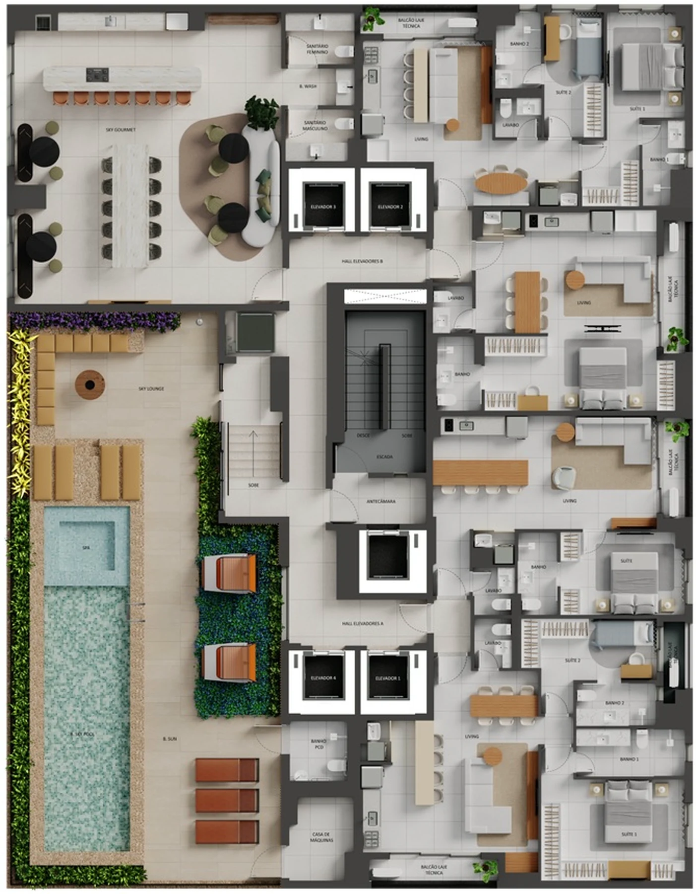 Planta do empreendimento