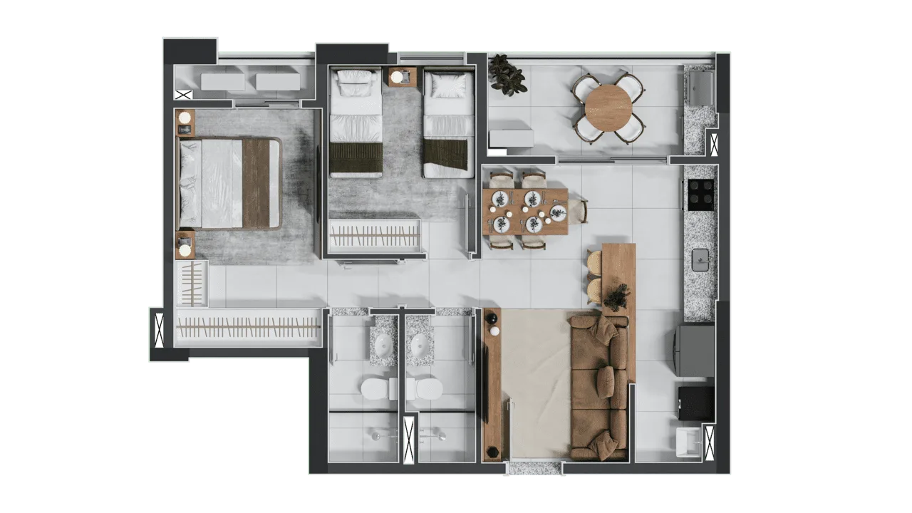 Planta do apartamento — referência APTO_3A-3-1