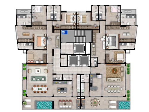 Planta do empreendimento