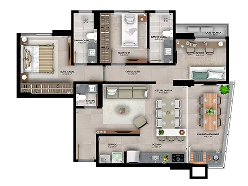 Planta do apartamento — referência Apto Final 4