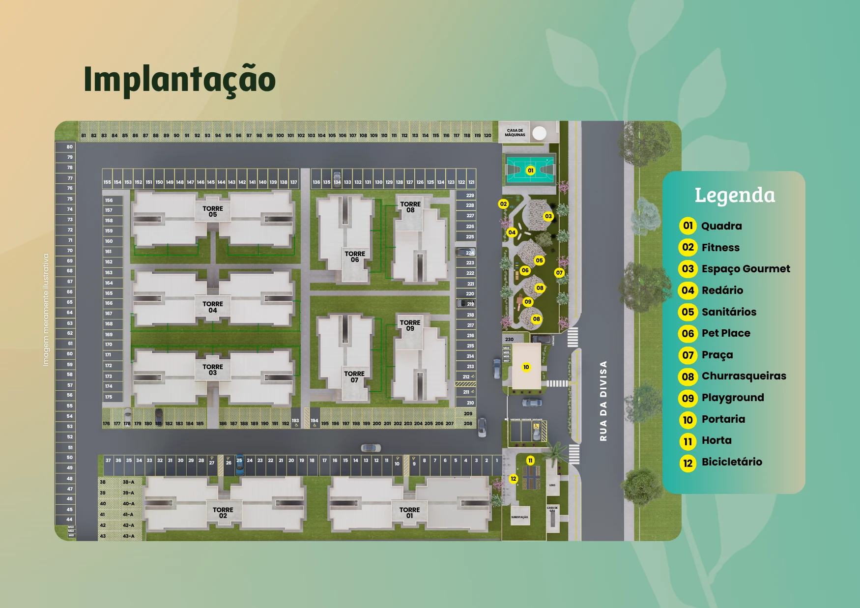 Planta do empreendimento