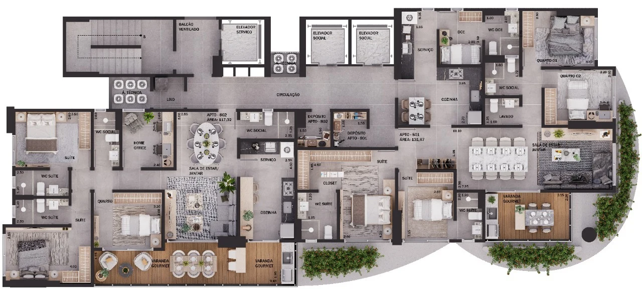 Planta do empreendimento