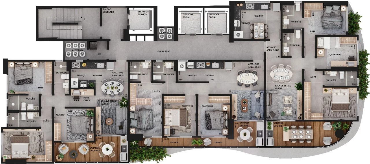 Planta do empreendimento