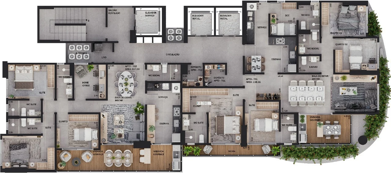 Planta do empreendimento
