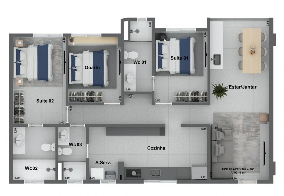 Planta do empreendimento