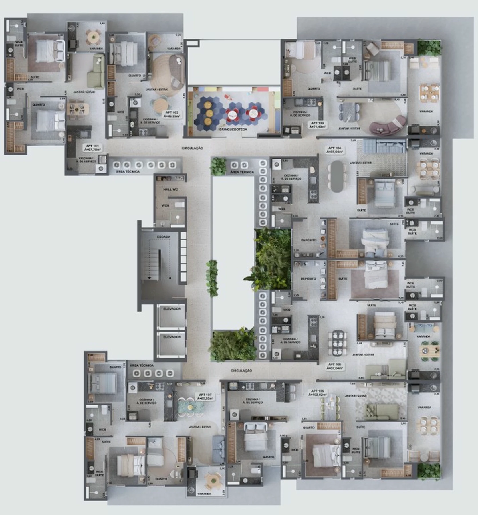 Planta do empreendimento
