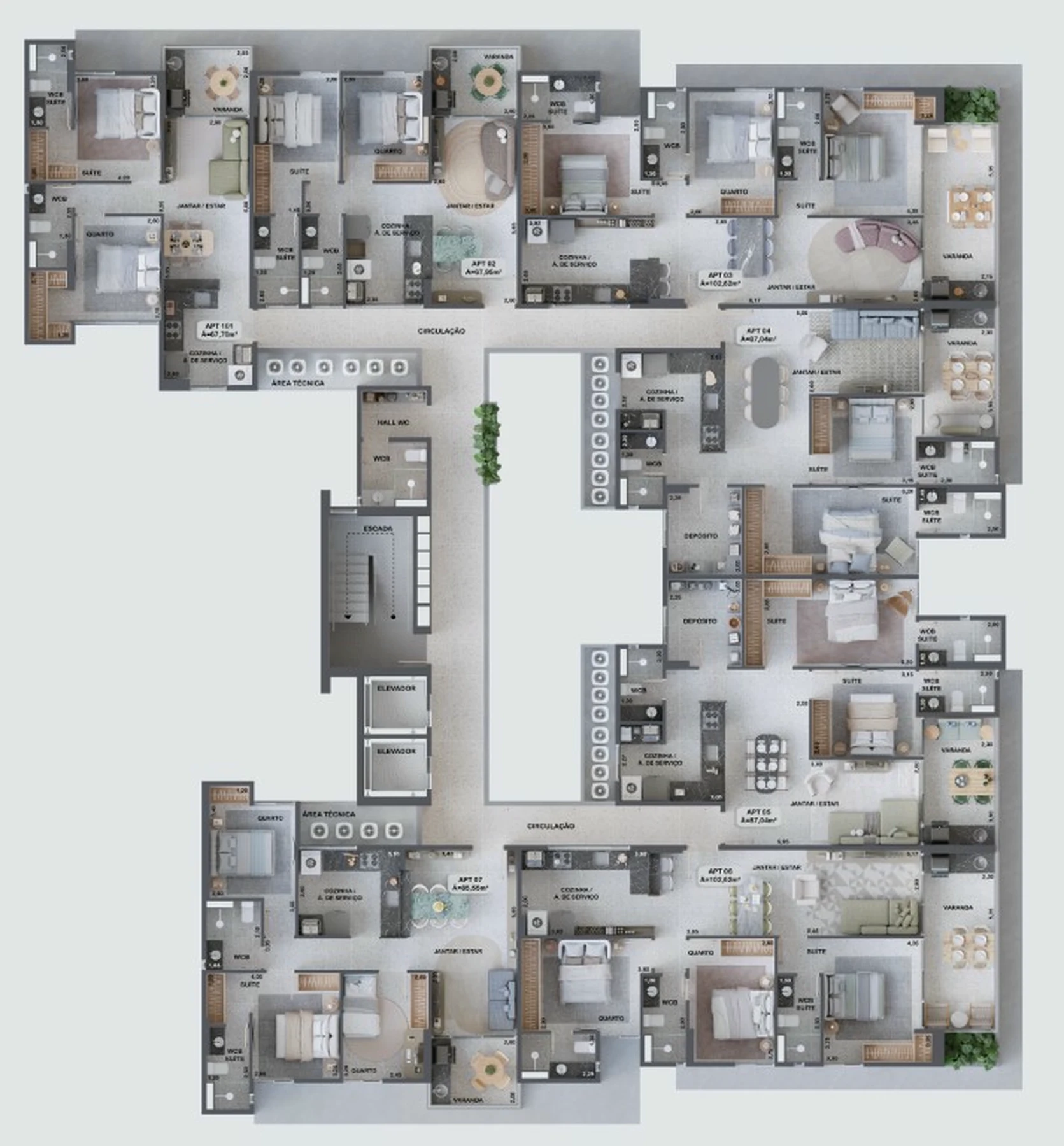 Planta do empreendimento