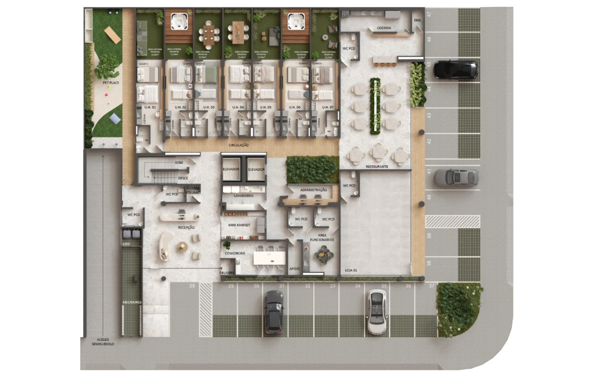 Planta do empreendimento