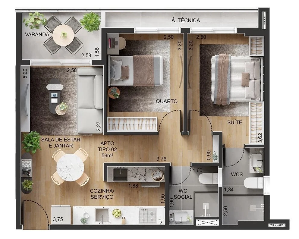Planta do empreendimento