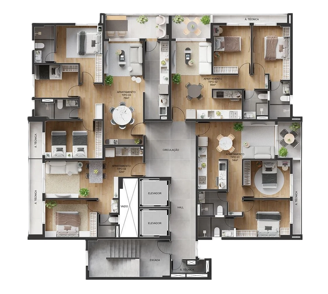 Planta do empreendimento