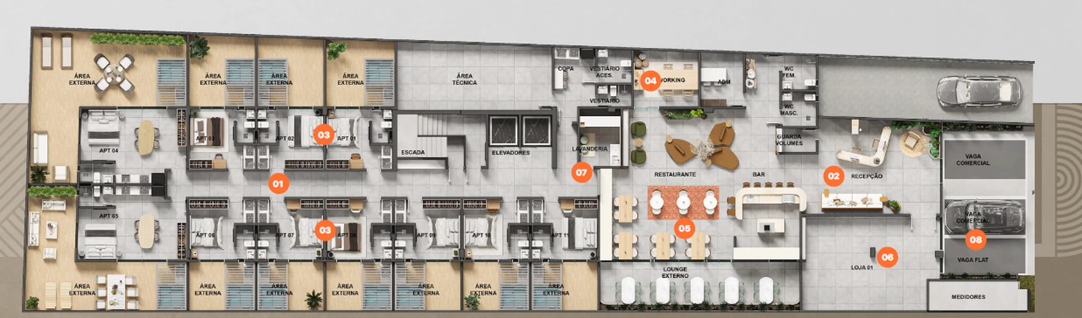 Planta do empreendimento