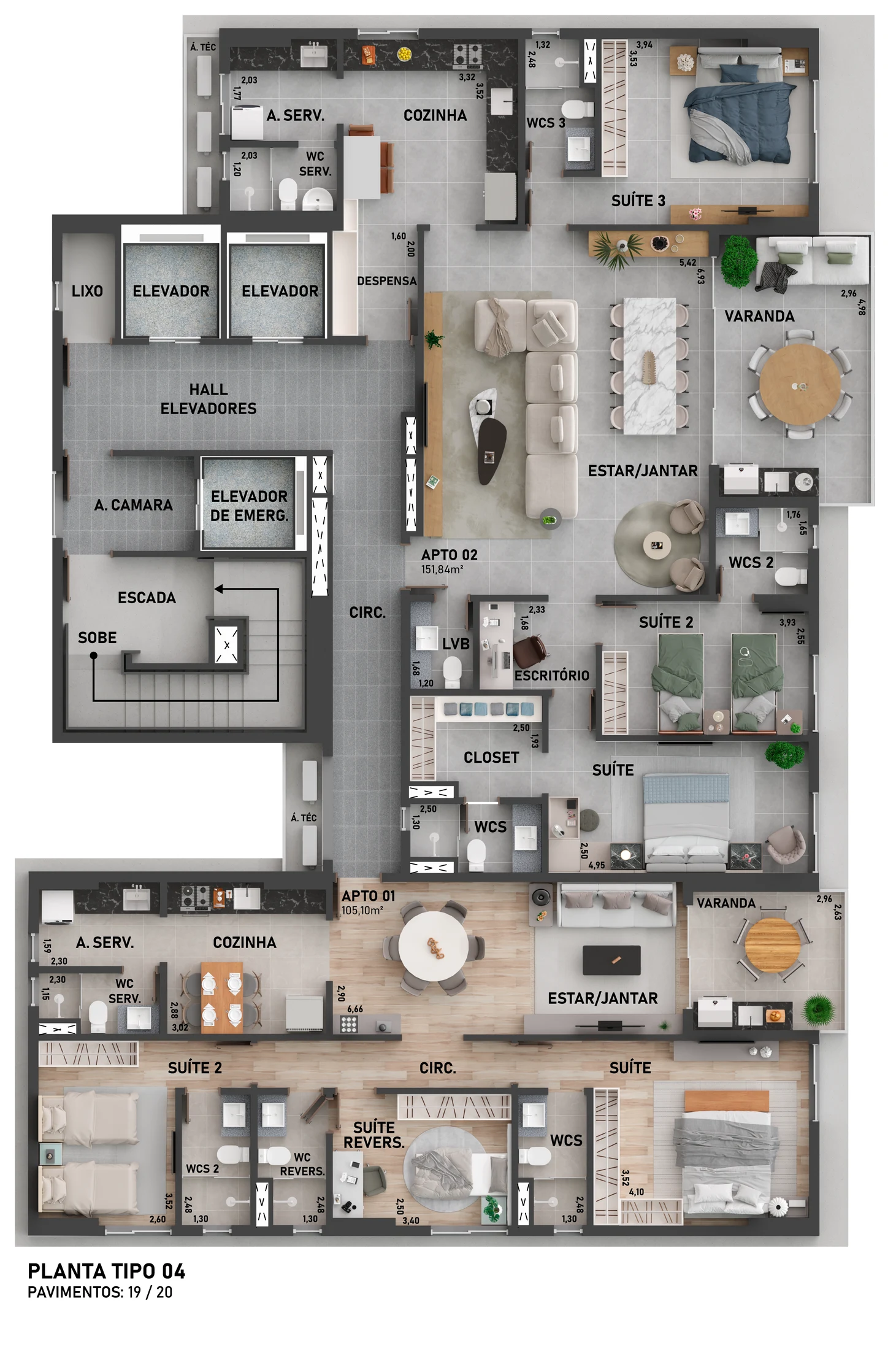 Planta do empreendimento