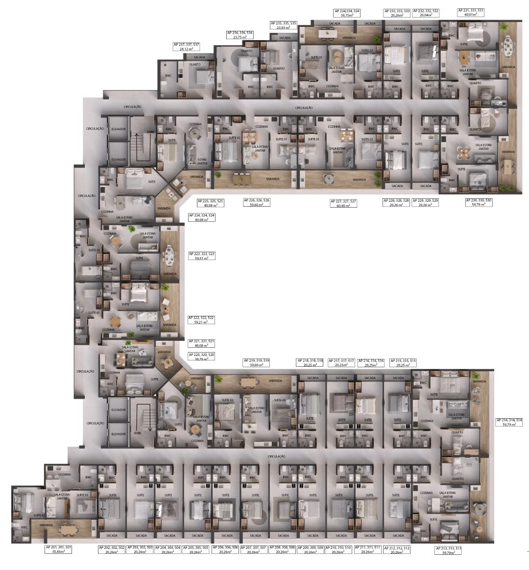 Planta do empreendimento
