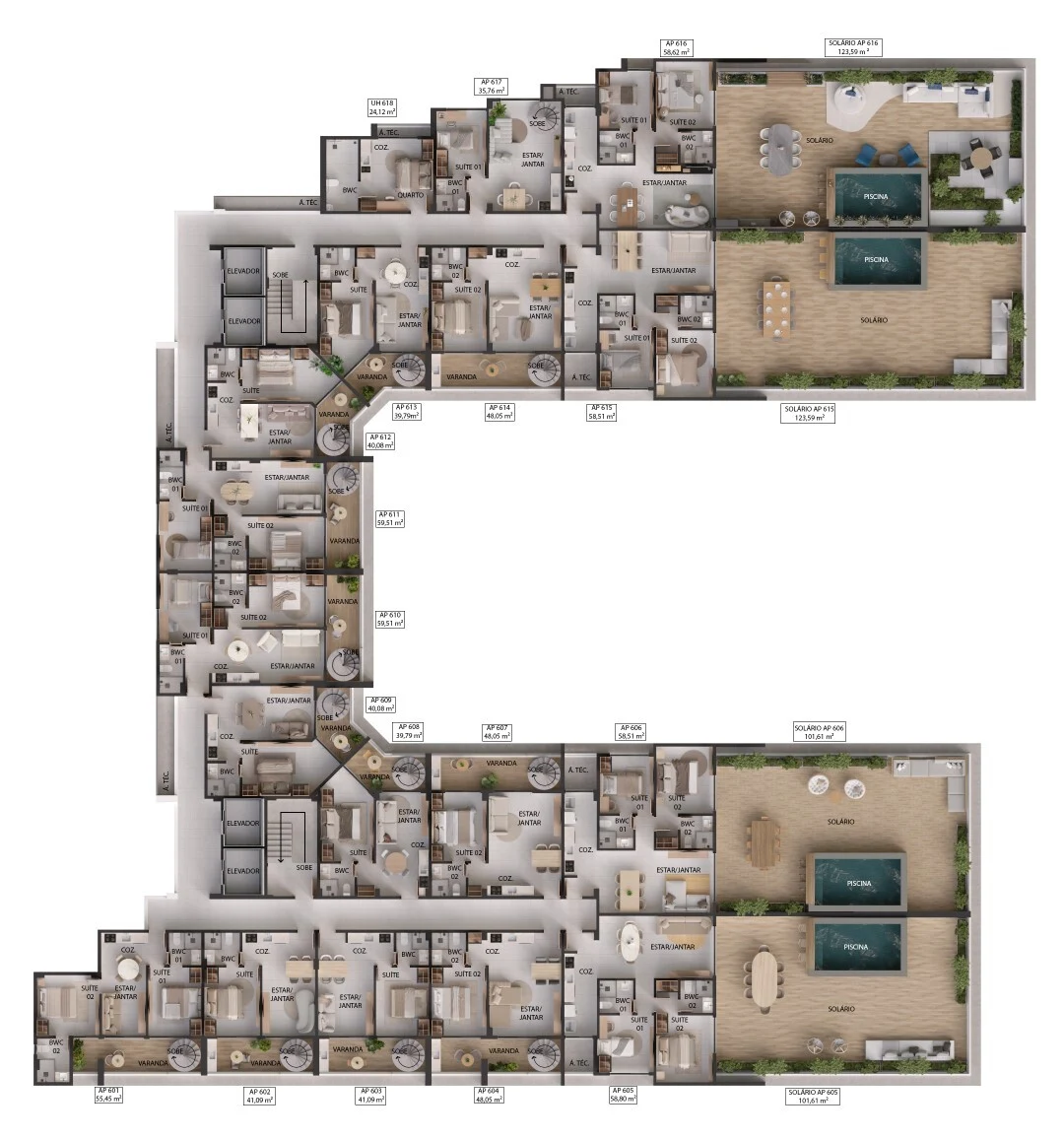 Planta do empreendimento