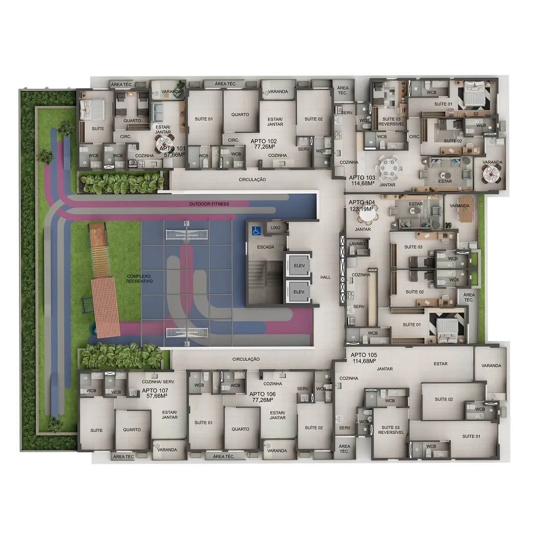 Planta do empreendimento