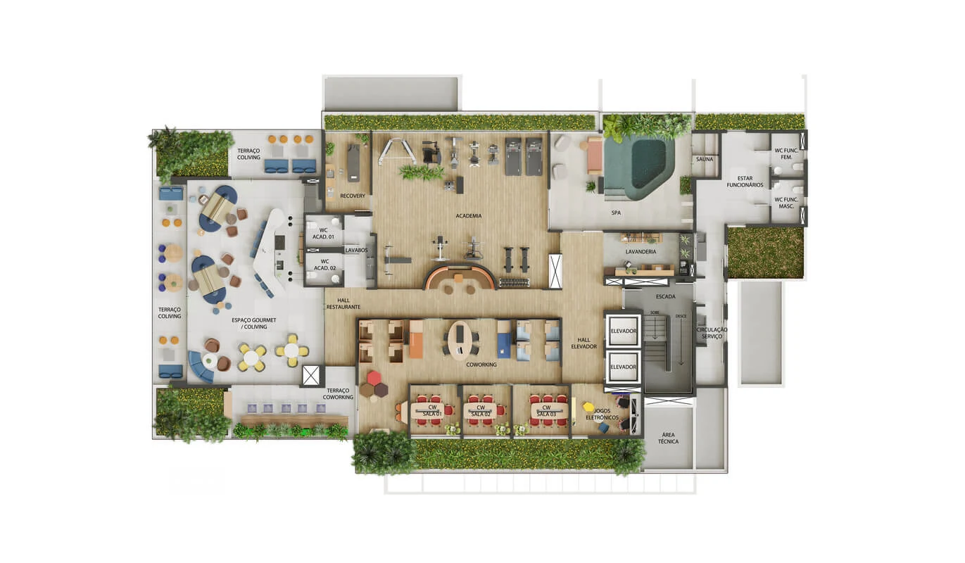Planta do empreendimento