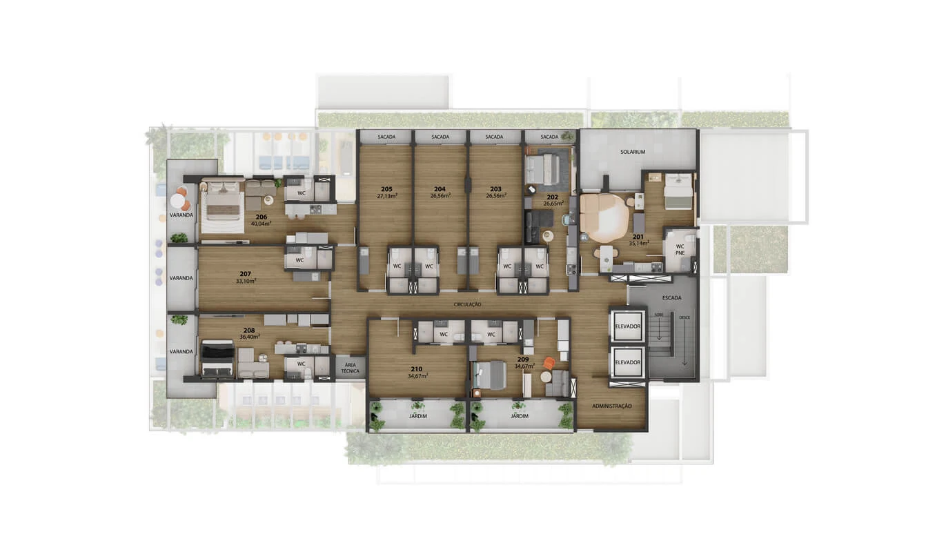 Planta do empreendimento