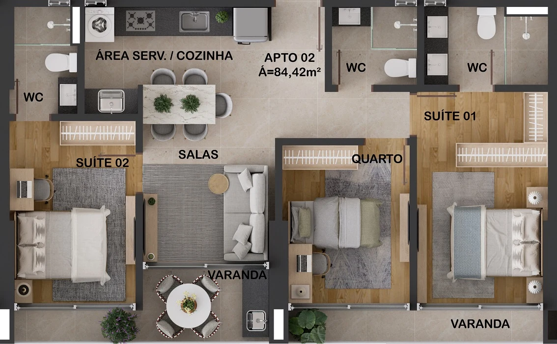 Planta do empreendimento