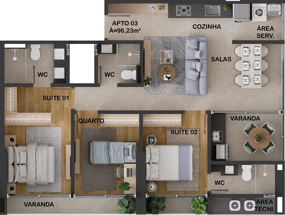 Planta do empreendimento