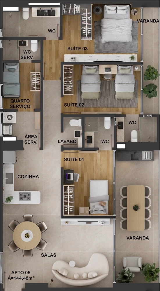 Planta do empreendimento